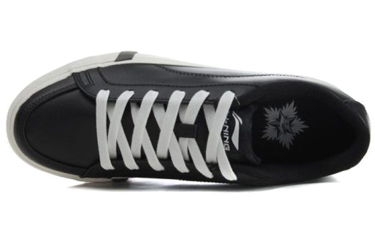 Li-Ning Casual Low-Top Sneaker 'Black White' 圖 5