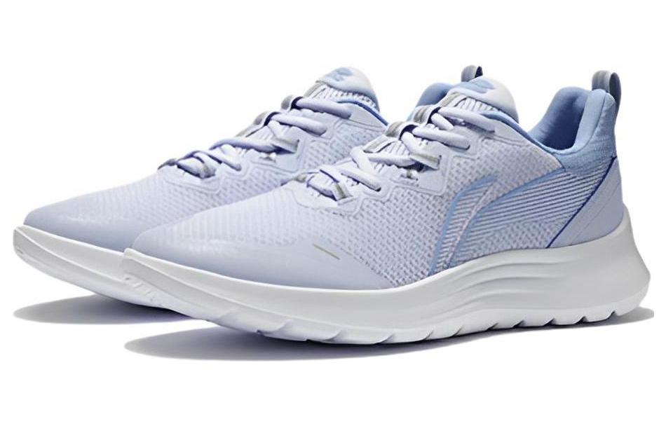 Lookbook LiNing李寧 休閒 反光 低筒 慢跑鞋 男款 藍色