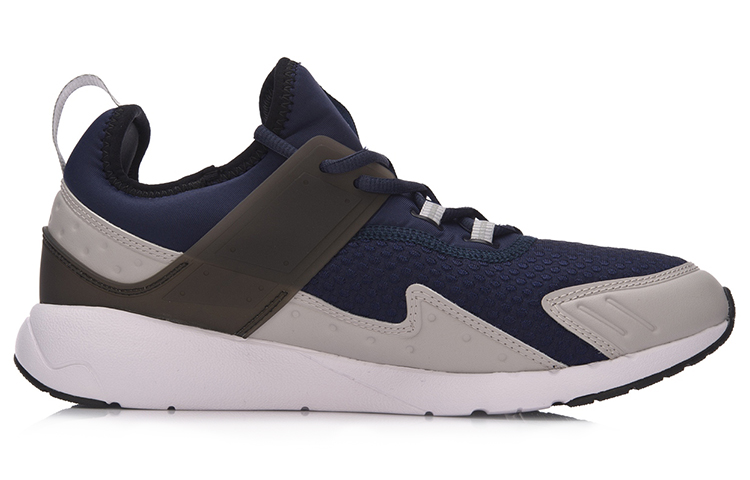 Order Li-Ning Casual Running Low ''Blauw Grijs'' AGLM097-4