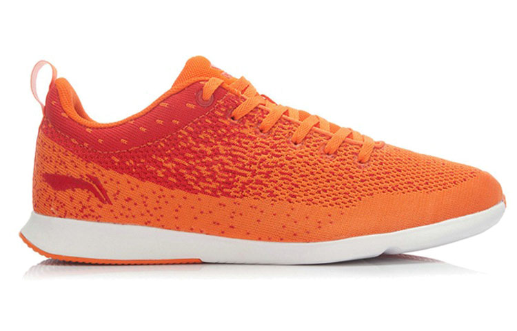 Order LiNing 李寧 透氣舒適 低筒休閒跑步鞋 橘色