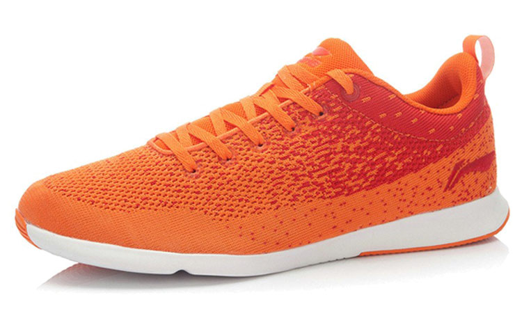 Lookbook LiNing 李寧 透氣舒適 低筒休閒跑步鞋 橘色