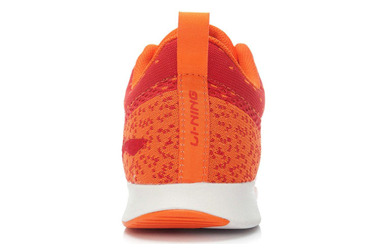 Shop LiNing 李寧 透氣舒適 低筒休閒跑步鞋 橘色