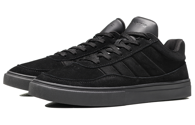 Lookbook Li-Ning Casual Skate 'Dark Wear-Resistant Black' AGCN277-4