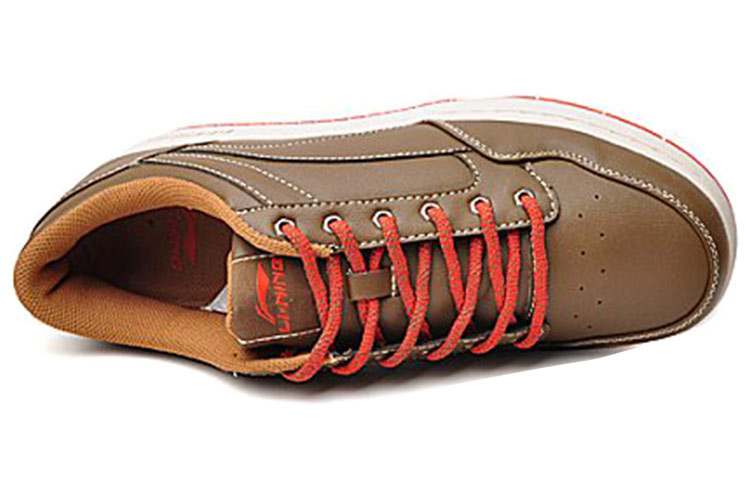 Shop Sepatu Skate Kasual Li-Ning 'Khaki' ALCG013-1