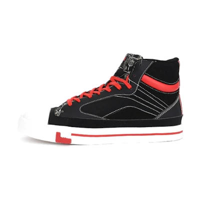 Li-Ning Casual Skate Shoes 'Ri Jin Dou Jin Black Red'