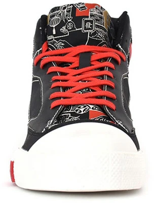 Li-Ning Casual Skate Shoes 'Ri Jin Dou Jin Black Red' AGCQ011-4 Shop Li-Ning Casual Skate Shoes 'Ri Jin Dou Jin Black Red' AGCQ011-4