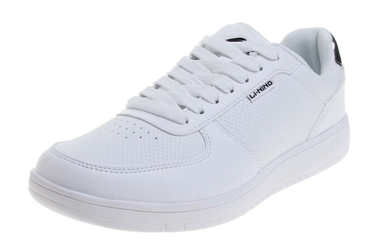 Lookbook LiNing李寧 舒適透氣 耐磨休閒板鞋 白色