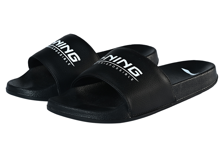 Li-Ning Casual Slides 'Black Letter' 圖 2
