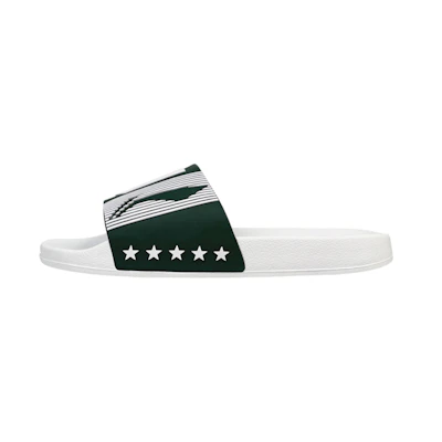 Li-Ning Casual Sport Slides 'White/Mountain Green'