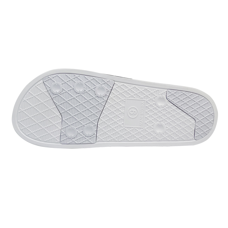 Shop 李寧カジュアルスポーツスライド「ホワイト/マウンテングリーン」ALSS005-2 ALSS005-2