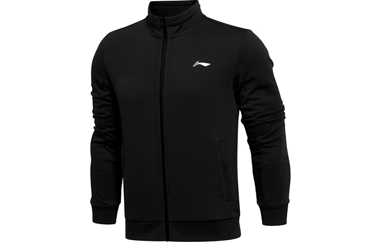 Li-Ning Casual Sports Knitted Jacket - Standard Black AWDQ269-1