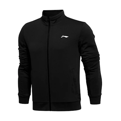 Li-Ning Casual Sports Knitted Jacket - Standard Black AWDQ269-1