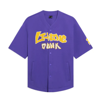 Li-Ning Casual Sports Letter Print Sweatshirt Unisex - Free Purple AWDT547-3
