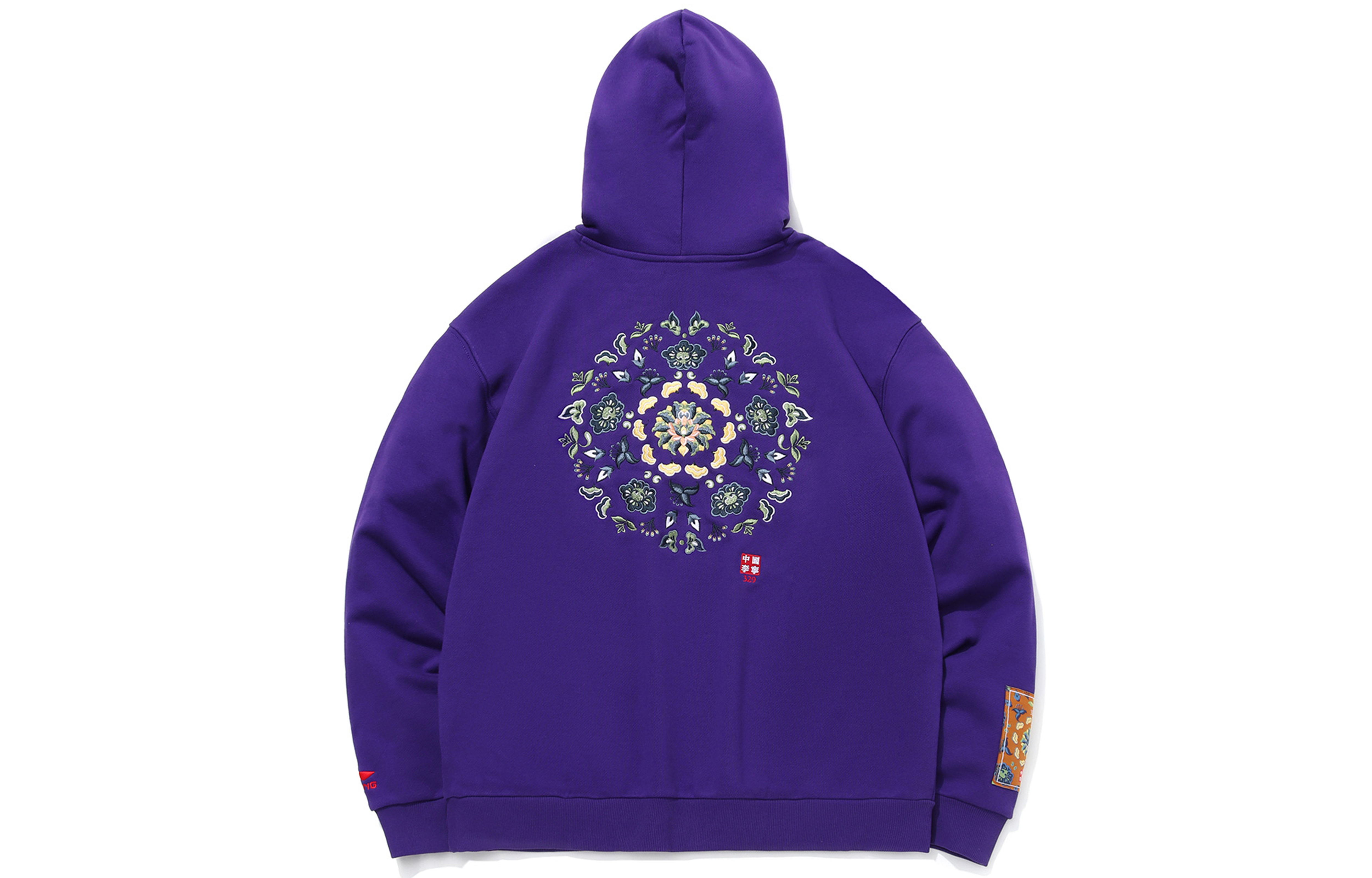 Lookbook Li-Ning Casual Sports Pullover Hoodie - New Lakers Purple AWDQ625-4