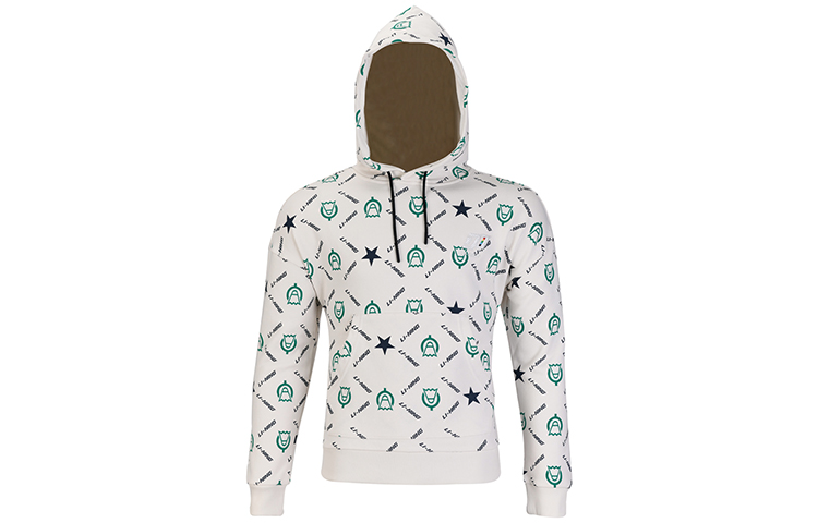 Li-Ning Casual Sports Pullover Hoodie Frost White AWDQ825-1