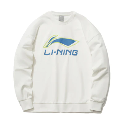 Li-Ning Casual Sports Pullover Sweatshirt Off-White AWDR369-4
