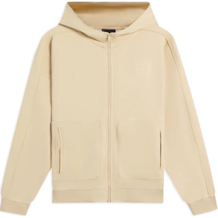 Li-Ning Casual Sports Series Loose Cardigan Sweatshirt Almond Khaki () AWDSA19-1