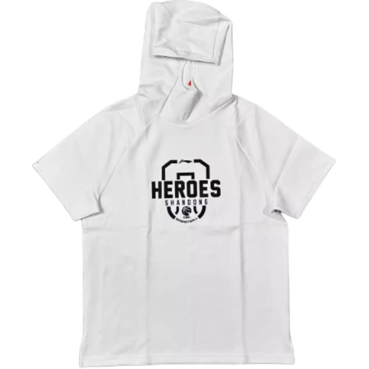 Li-Ning Casual Sports Short-Sleeve Hoodie White AWDPA23-1