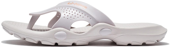Li-Ning Casual Sports Slippers White Gray AGAS007-2 Li-Ning Casual Sports Slippers White Gray AGAS007-2