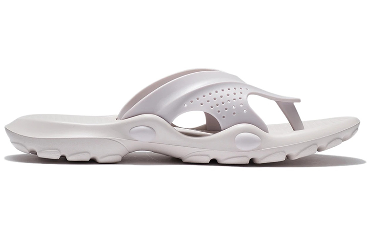 Order Li-Ning Casual Sports Slippers White Gray AGAS007-2