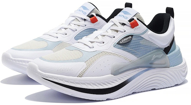 Li-Ning Casual Sports Sneakers 'White Blue' AGLS175-1 Lookbook Li-Ning Casual Sports Sneakers 'White Blue' AGLS175-1