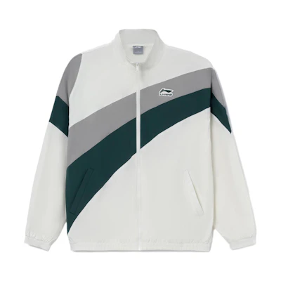 Li-Ning Casual Sports Unisex Loose-Fit White Jacket Long Sleeve Outerwear AJDR486-3