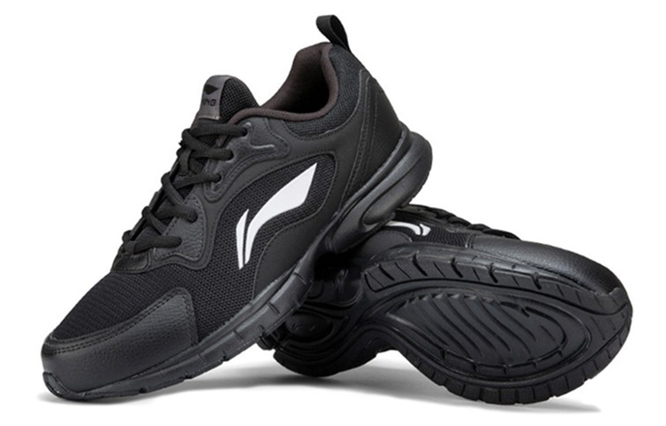 Shop Zapatillas Li-Ning Casual Trend para Correr Bajas 'Negras'. ARBP091-1