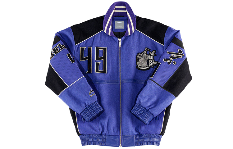 Lookbook 李寧 CBA「四十九城」紫色棉外套 AJMQ753-2