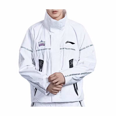 Li-Ning CBA All-Star Lettering Jacket White AJDSA27-1