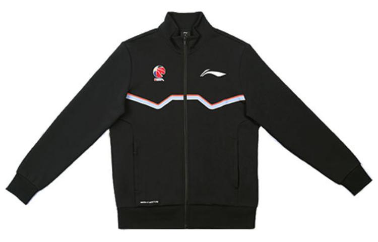 Li-Ning CBA Basketball Referee Jacket Black Professional Outerwear AWDTD31-1