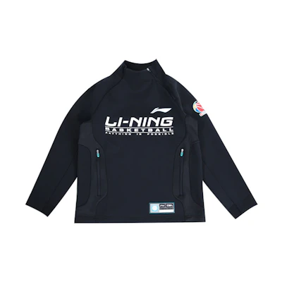 Li-Ning CBA Basketball Training Long Sleeve Jacket Sweatshirt Black () AWDRB65-2