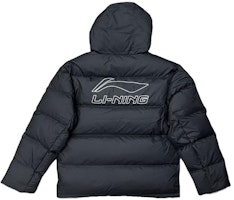 リーニン CBAシリーズ ブラックショートフード付きダウンジャケット スポーツウェア AYMT329-1 Lookbook リーニン CBAシリーズ ブラックショートフード付きダウンジャケット スポーツウェア AYMT329-1