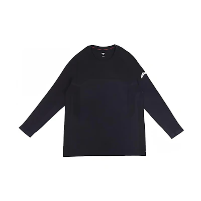 Li-Ning CBA Series Black Crewneck Sweatshirt Casual Sportswear ATLT133-1