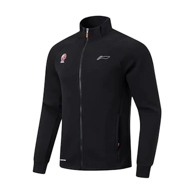 Li-Ning CBA Series Black Hoodie Jacket - Casual and Comfortable AWDTA39-1