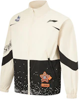 Li-Ning CBA Series Colorblock Basketball Jacket Rock White Gray AFDU909-1 Li-Ning CBA Series Colorblock Basketball Jacket Rock White Gray AFDU909-1