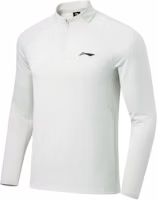 Li-Ning CBA Series Half-Zip Quick-Dry Knit Pullover Light Gray AAEU005-3 Li-Ning CBA Series Half-Zip Quick-Dry Knit Pullover Light Gray AAEU005-3