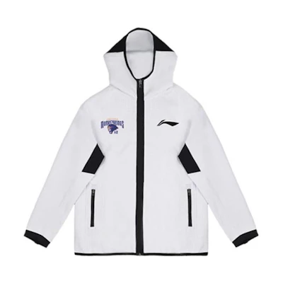 Li-Ning CBA Series Nanjing Outdoor Hoodie Jacket White AWDTD41-2
