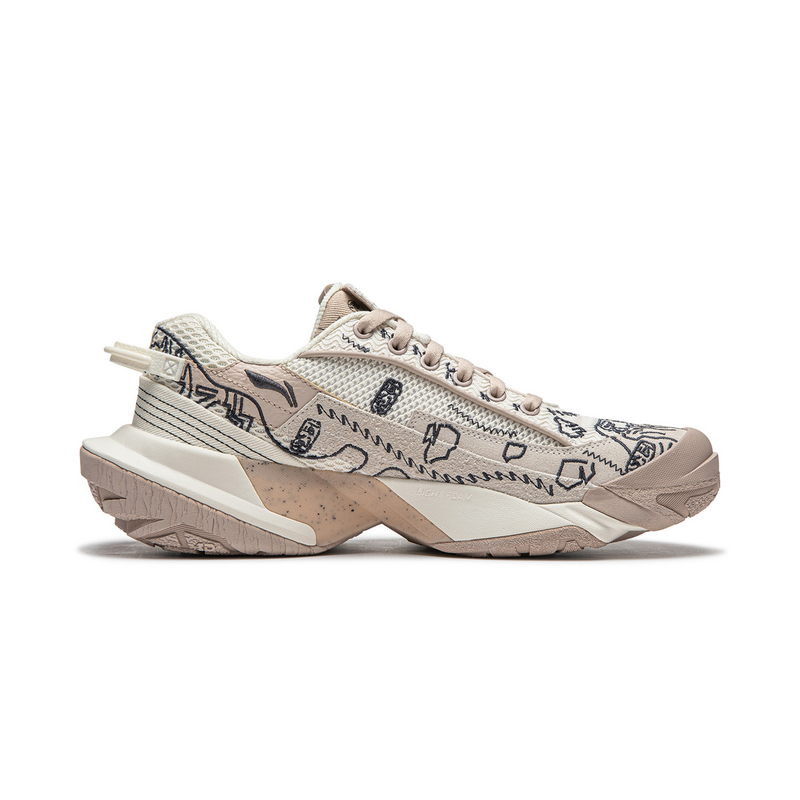 Order Li-Ning CF 'Beige Hitam' 'Hiking 3' AGLU149-3