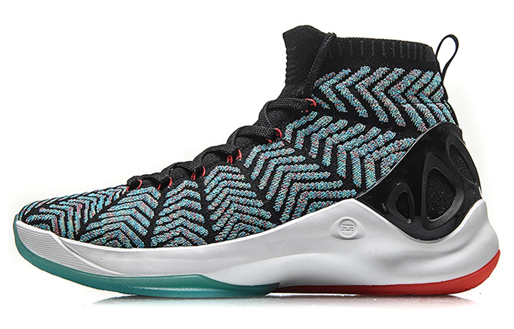 Li-Ning CF 'Xuan Yuan High Top Retro Basketball - Capri Blue' ABAN035-3