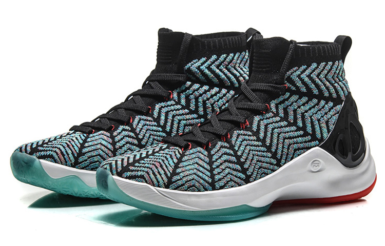 Lookbook Li-Ning CF 'Xuan Yuan High Top Retro Basketball - Biru Capri' ABAN035-3