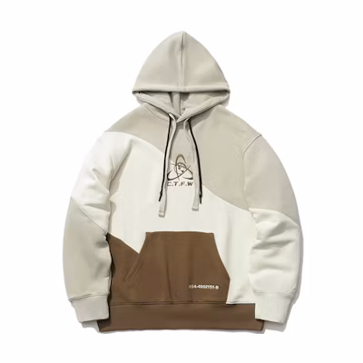 Li-Ning CF Alien Relic Colorblock Hoodie Unisex Brown AWDR388-5