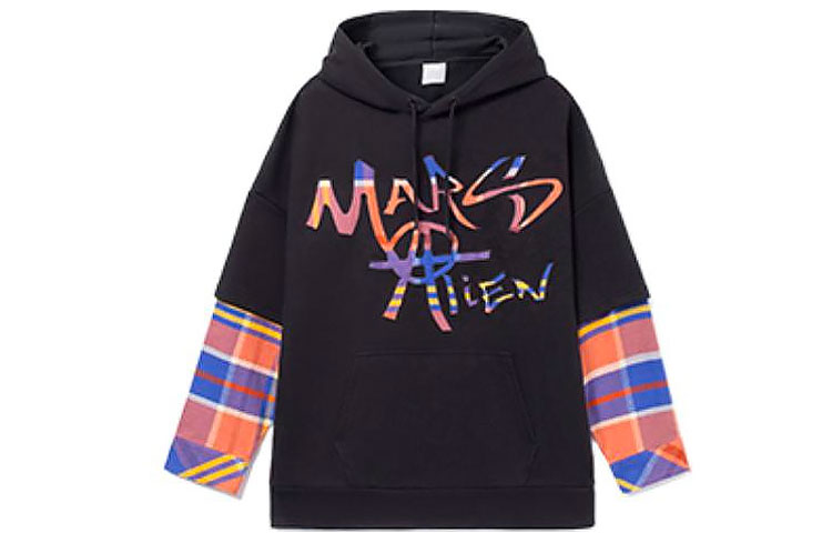 Li-Ning CF Casual Letter Sweatshirt Black AWDRG45-1