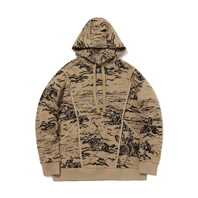Li-Ning CF Casual Pullover Hoodie - Khaki AWDQB42-5