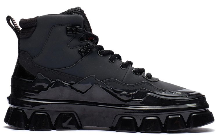 Lookbook Li-Ning CF Classic High-Top 'Black' AGCR488-2