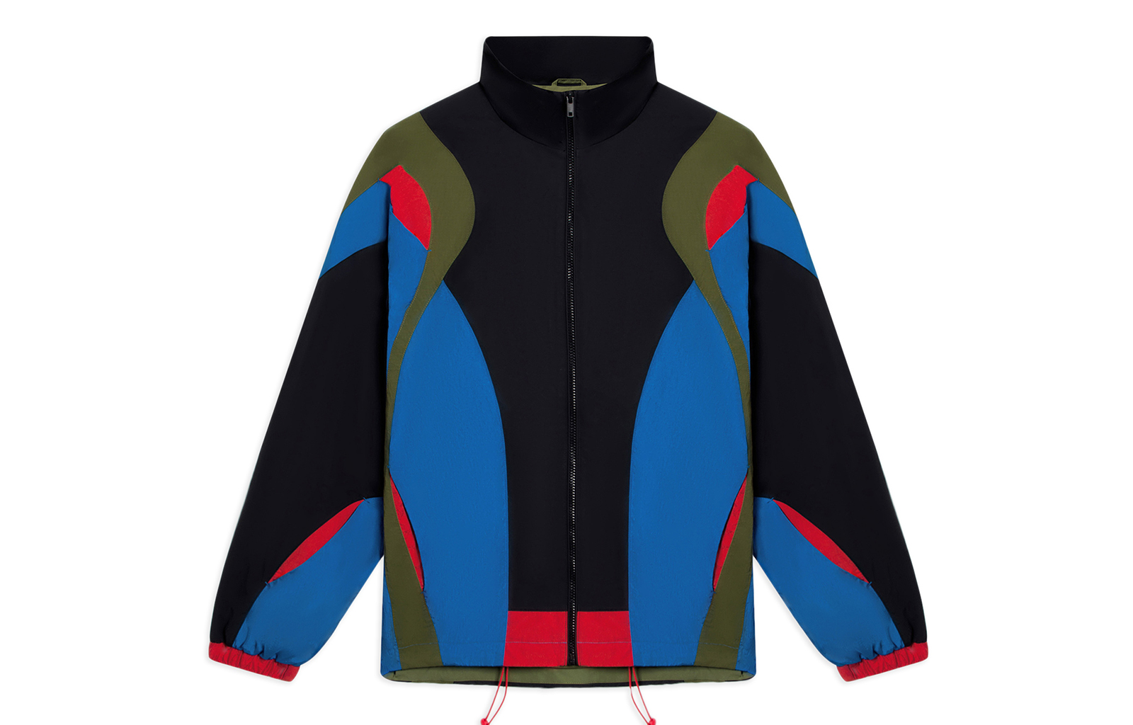 Li-Ning CF Dream Theme Colorblock Jacket Black/Moss Green Unisex AJDSA89-6