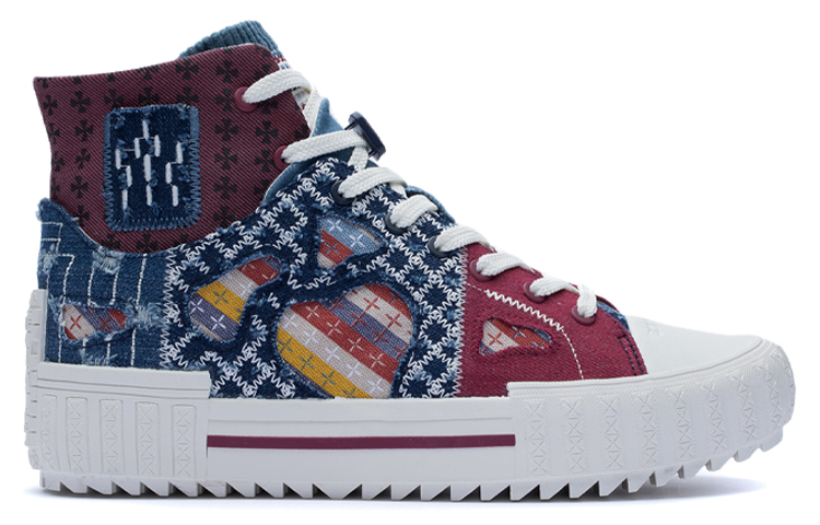 Order Li-Ning CF High-Top 'Red Blue Patchwork' AGCR490-1
