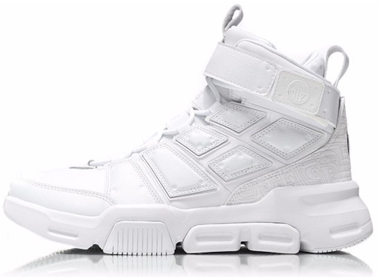 Li-Ning CF High Top Retro Basketball 'White' 'Chen Peng New York Fashion Week' AGBN053-1 Buy Li-Ning CF High Top Retro Basketball 'White' 'Chen Peng New York Fashion Week' AGBN053-1