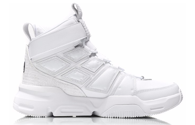 Order 리닝 CF 하이탑 레트로 '화이트' (뉴욕패션위크) AGBN053-1