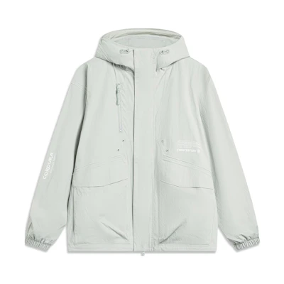 Li-Ning CF Hooded Zip Jacket "Rong Rong Yue" Graphic Print AJDU249-3