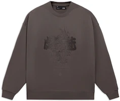 Li-Ning CF Letter Print Loose Pullover Sweatshirt Unisex - Vine Brown AWDS599-5 Li-Ning CF Letter Print Loose Pullover Sweatshirt Unisex - Vine Brown AWDS599-5